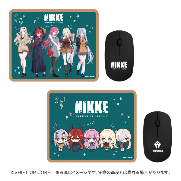 「タイトーステーション×勝利の女神：NIKKE -青春Protocol-」ワイヤレスマウス＆マウスパッド（全2種）