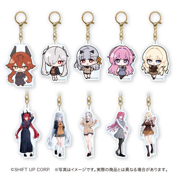 「タイトーステーション×勝利の女神：NIKKE -青春Protocol-」アクリルキーホルダー（全10種）