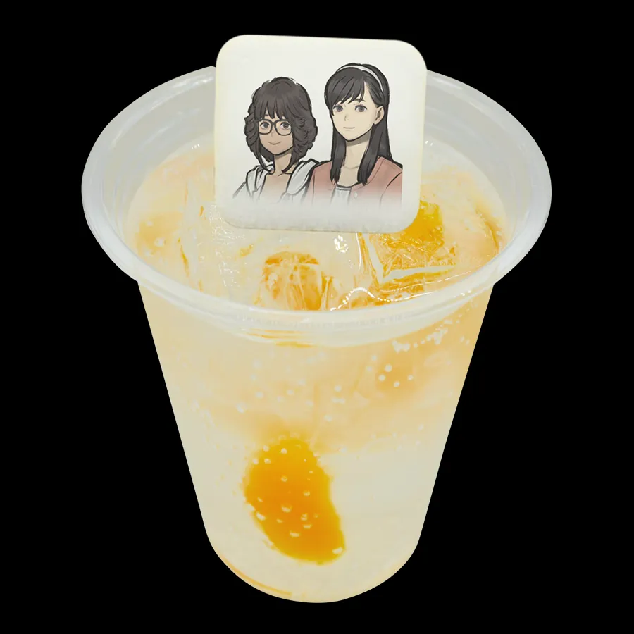 つかさオススメみかんシロップソーダ