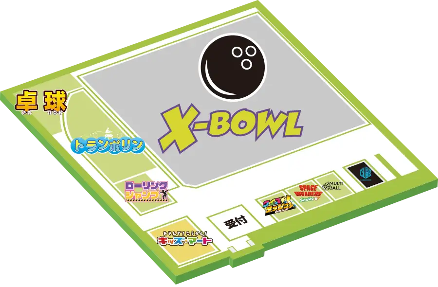 タイトースタジアム店内マップ