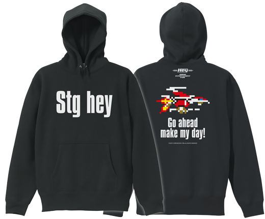 Heyオリジナル　Stghey×シルバーホーク・パーカ 黒