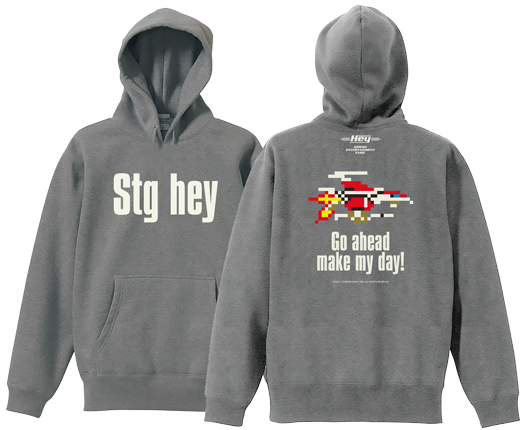 Heyオリジナル　Stghey×シルバーホーク・パーカ グレー