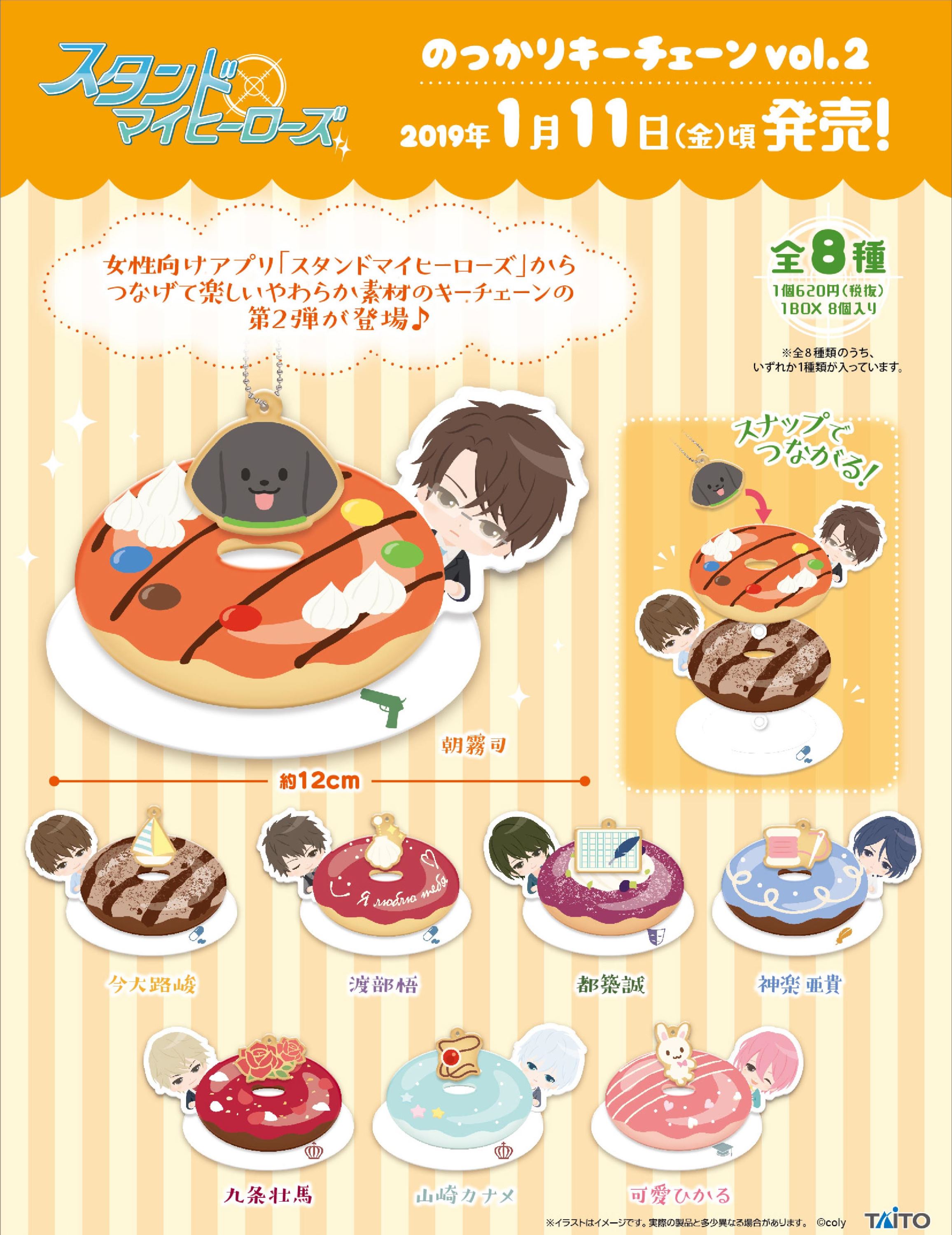 スタンドマイヒーローズ　のっかりキーチェーンvol.2