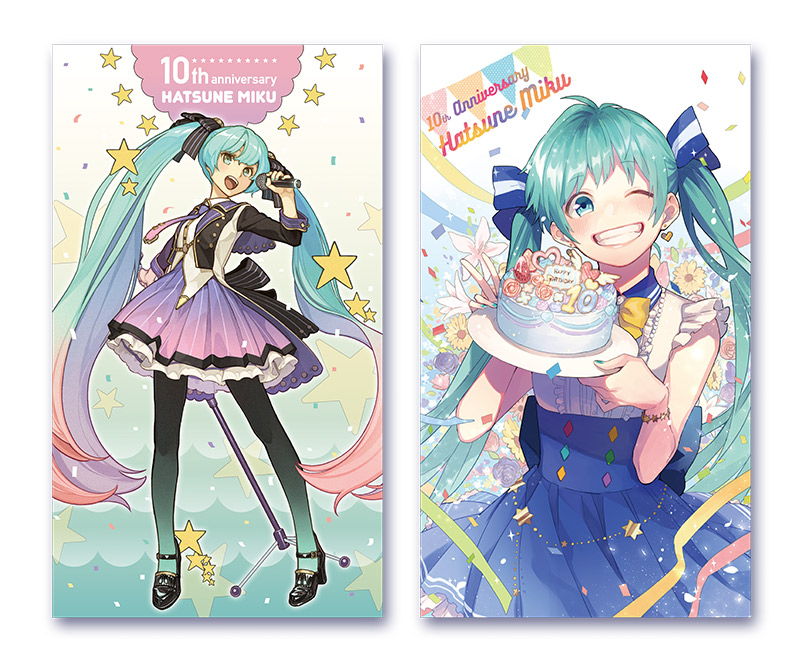 初音ミク 10th Anniversary　描き下ろしマルチクロス