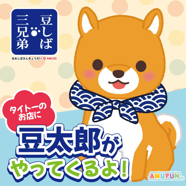豆しば三兄弟の豆太郎がタイトーのお店にやってくるよ！｜イベント