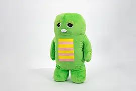 ガチャピン・ムック　「みんなともだちの日」　スーパーラージぬいぐるみ