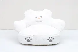 ふわふわ くまさん　もふもふ おすわりクッション