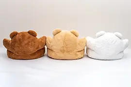 ふわふわ くまさん　もふもふ おすわりクッション