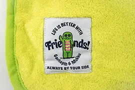 ガチャピン・ムック　「みんなともだちの日」　プラチナムザッカ巾着付ひざかけ