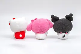 ゆるかわ サンリオキャラクターズ Mぬいぐるみ お座りポーズ Vol.1&Vol.2