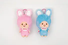 モンチッチカラビナ付きがま口ポーチ