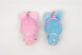 モンチッチカラビナ付きがま口ポーチ