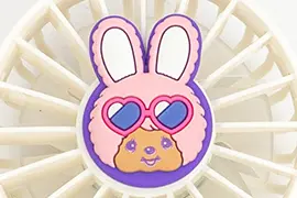 日焼けモンチッチハンディファン2種