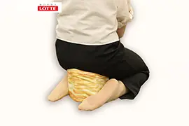 ロッテ チョコパイ正座クッション&パイの実正座クッション