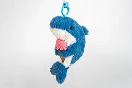 いただきサメさん　アイスクリームぬいぐるみマスコット