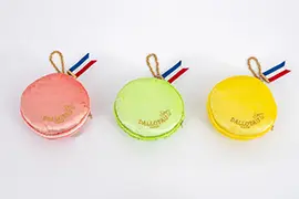 ダロワイヨ　マカロンポーチ&マカロン付きリボンチャーム