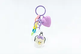 つぶらな瞳のなまがき おくるみ シャカシャカドーム キーホルダー
