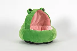 大きなお口のカエルさん クッション