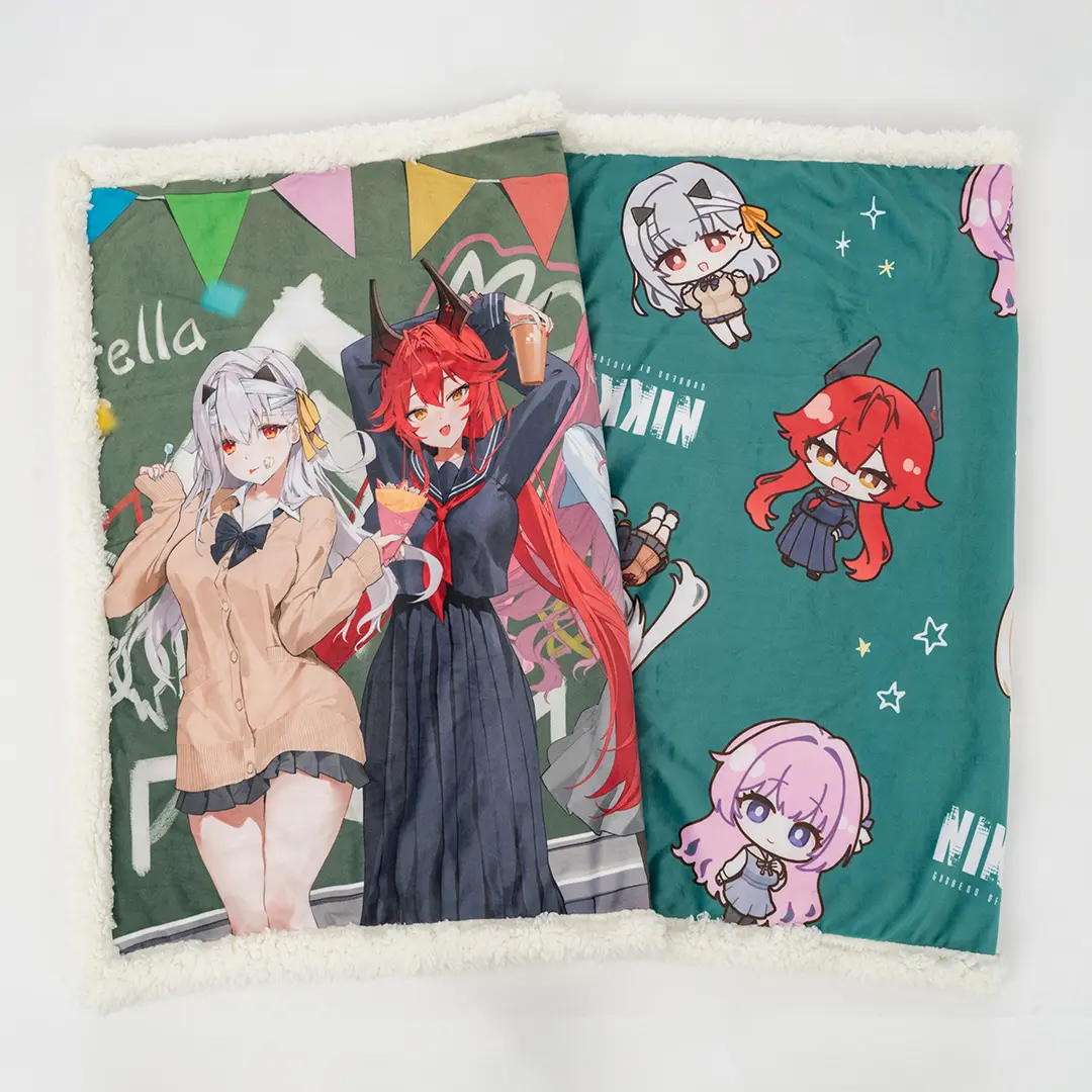 タイトーステーション×勝利の女神:NIKKE -青春Protocol- シープボアブランケット