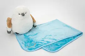 いっしょにお昼寝シマエナガさん　冷感ブランケット付き