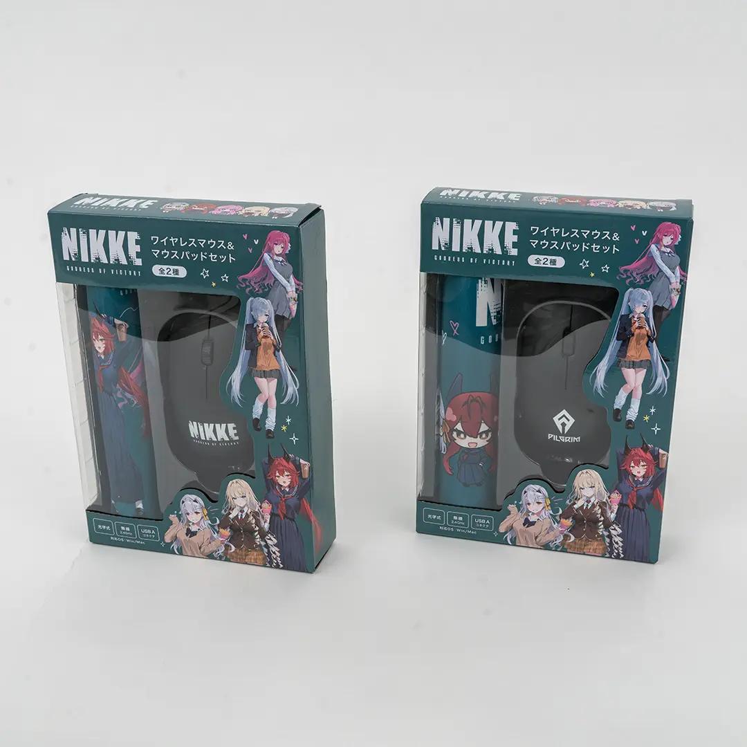 タイトーステーション×勝利の女神:NIKKE -青春Protocol- ワイヤレスマウス&マウスパッド