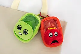 ガチャピン・ムック　「みんなともだちの日」　リップポーチ