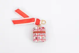 シモジマスカーフ付きチャームポーチ