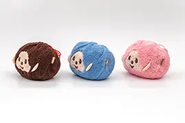 モンチッチ巾着付きブランケット3種