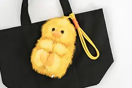 ふあふわべびぃ ぬいぐるみ　カラビナストラップ