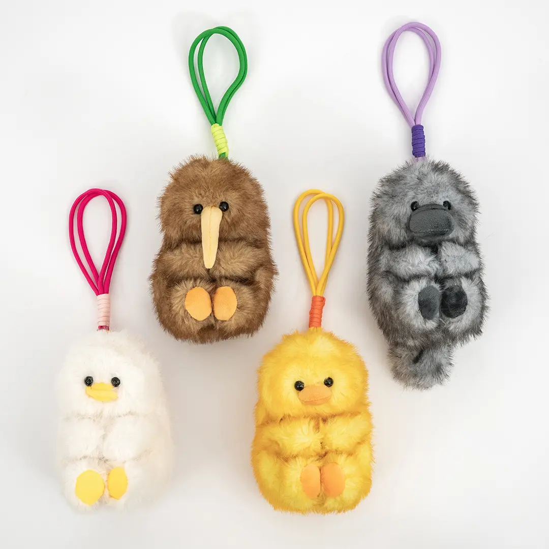 ふあふわべびぃ ぬいぐるみ　カラビナストラップ