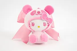 パンダハローキティ　リボン付パールチャームマスコットvol.3