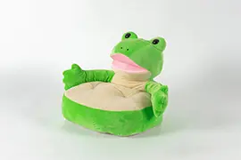 カエルさんのおすわりクッション