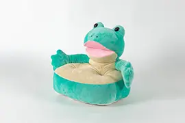 カエルさんのおすわりクッション