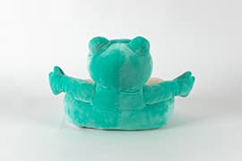 カエルさんのおすわりクッション