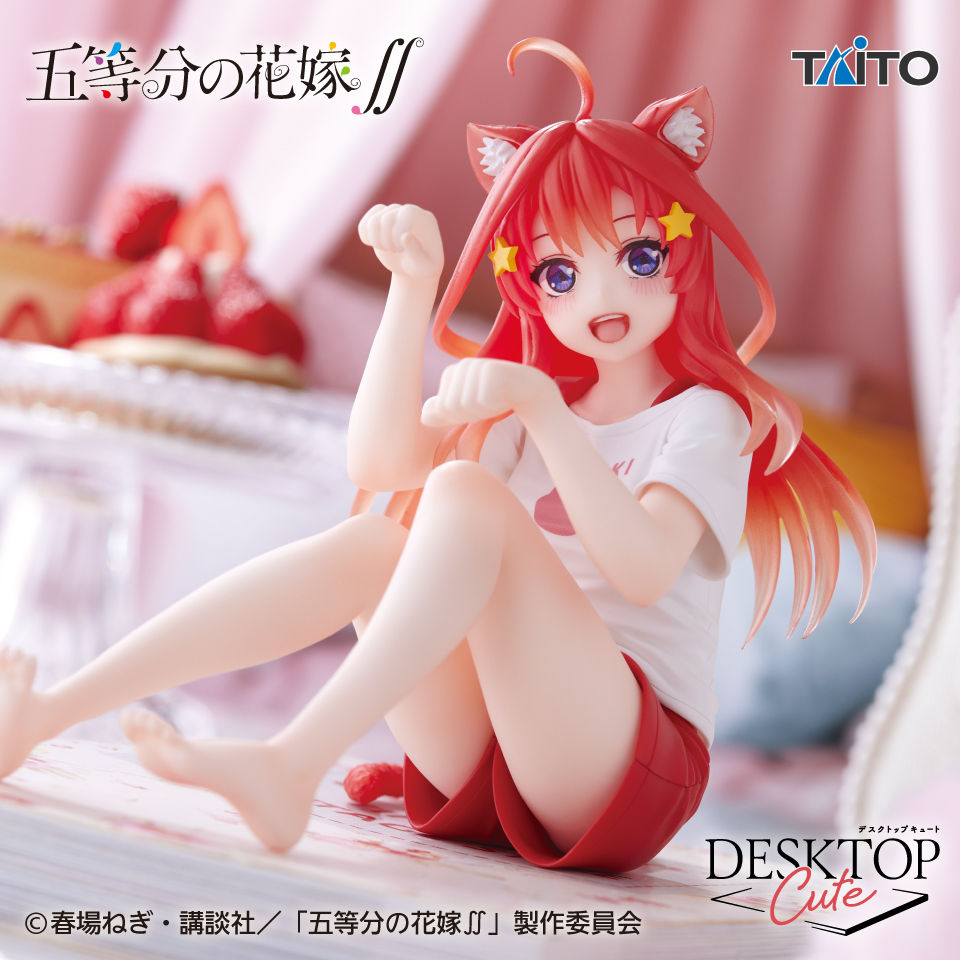 五等分の花嫁∬ Desktop Cute フィギュア 中野五月～描き下ろしCat