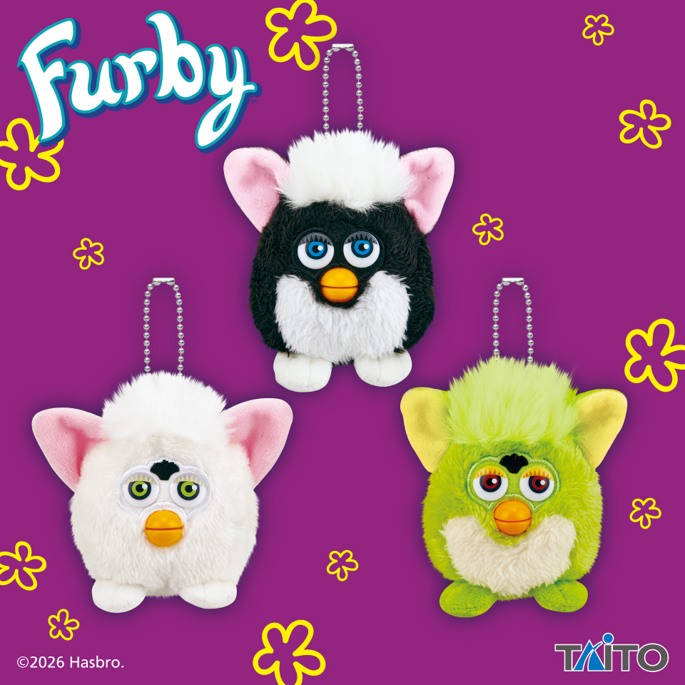 Furby レトロファービー ぬいぐるみマスコット 全3種　8セット ファービー レトロファービー ぬいぐるみマスコット スノウボール