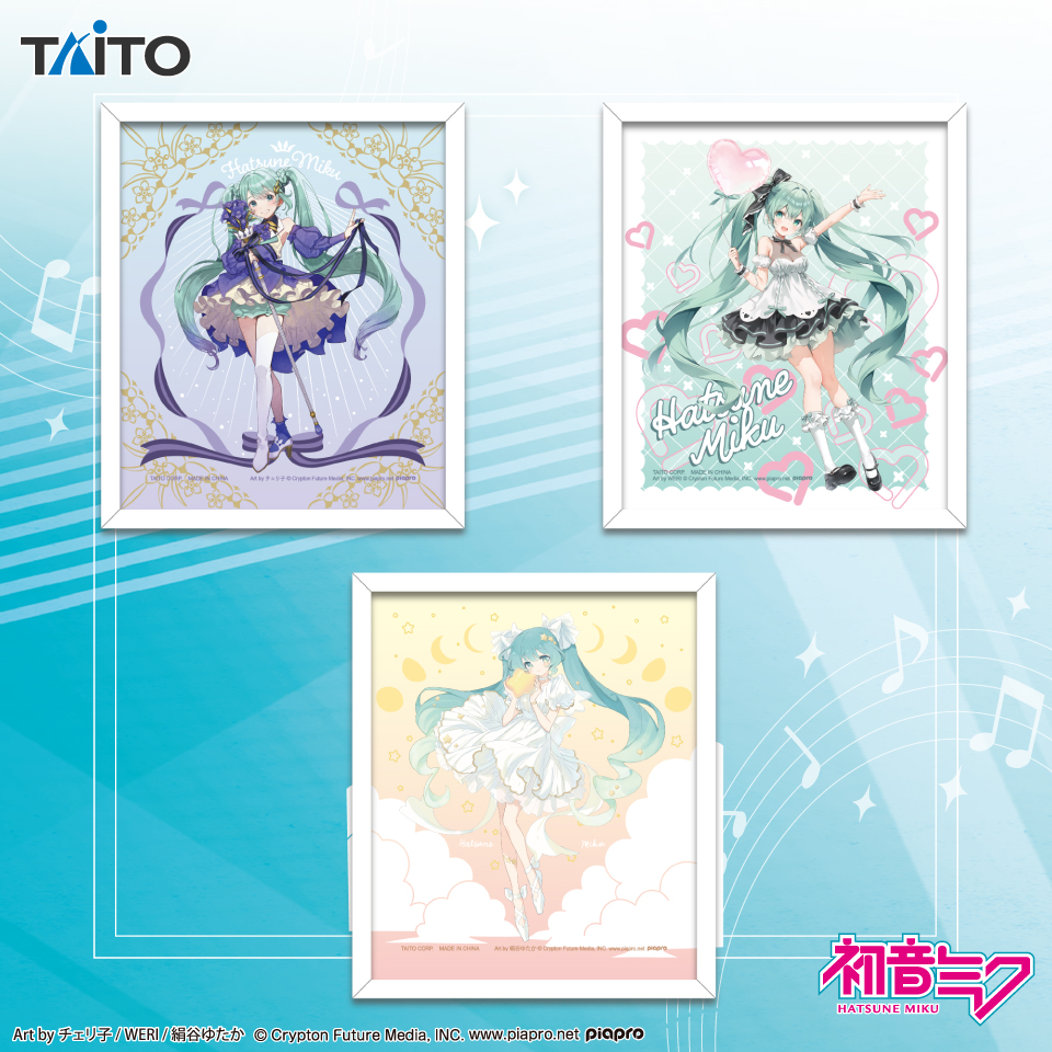 初音ミク フレーム付きクリアボード ～Birthday 2024&2025&2026ver