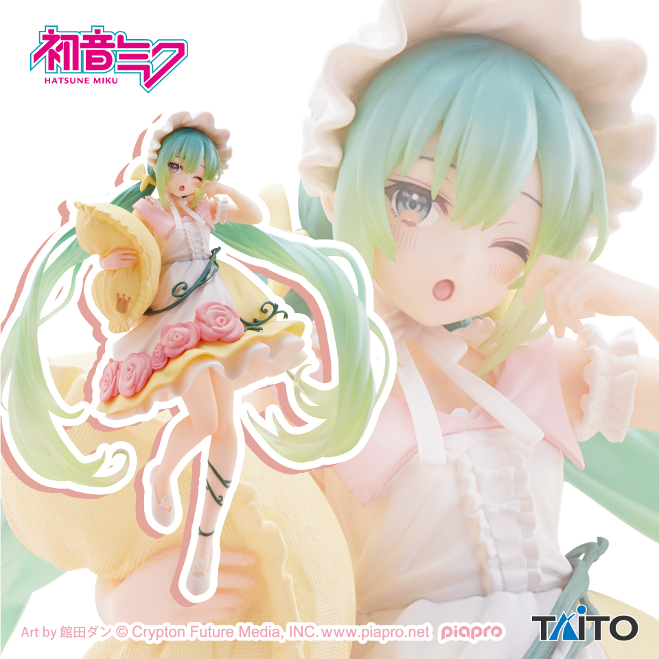 【初音ミク　Wonderland　眠れる森の美女　フィギュア】3点セット 初音ミク Wonderland フィギュア 眠れる森の美女タイトー