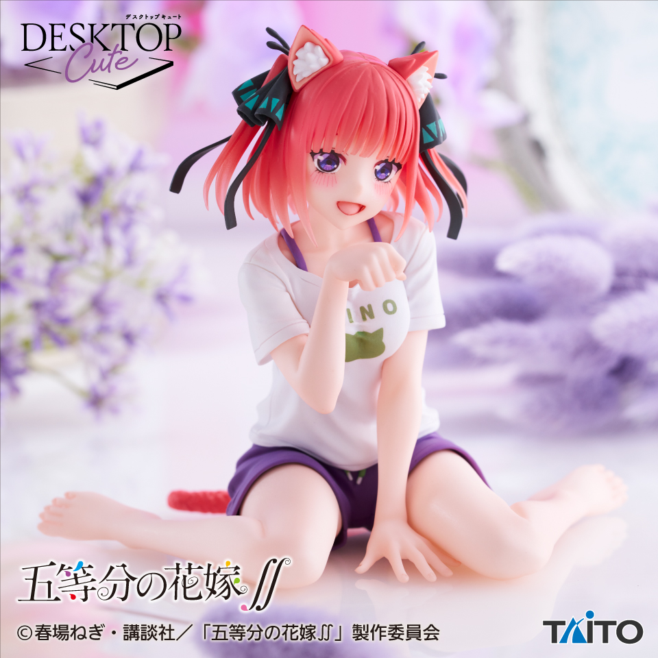 （新品）五等分の花嫁 desktop cute フィギュア 五等分の花嫁∬ Desktop Cute フィギュア 中野二乃～描き下ろしCat