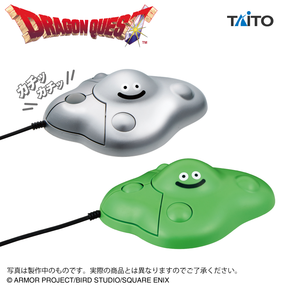 ドラゴンクエスト AM PCマウス はぐれメタル＆バブルスライムタイトー