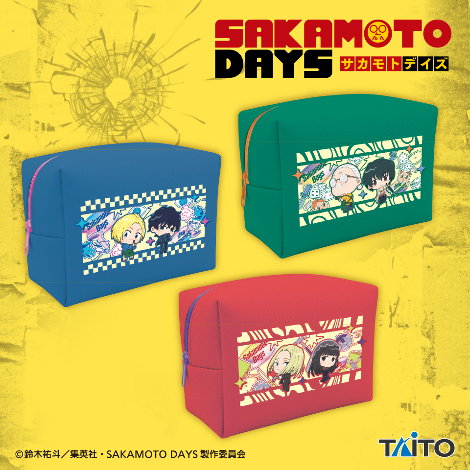 SAKAMOTO DAYS デフォルメスクエアポーチタイトープライズ詳細