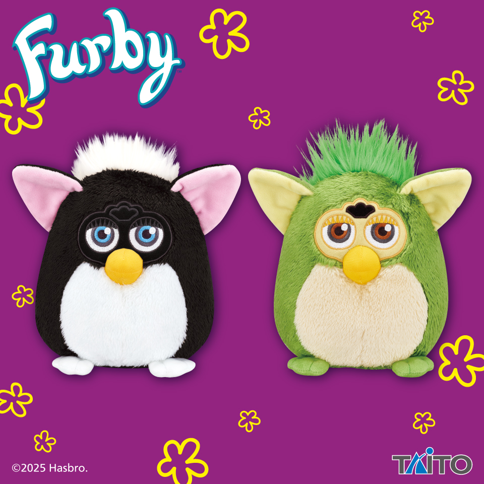 ファービー レトロファービー Mサイズ ぬいぐるみタイトー