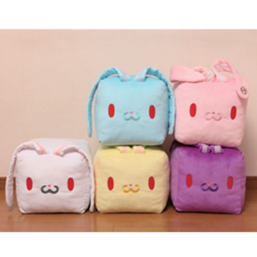 チャックスGP　汎用うさぎキューブクッション