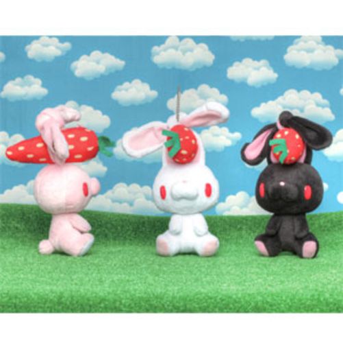 チャックスGP　汎用うさぎキャロットベリーマスコット(ホールド)