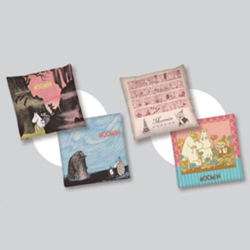 ムーミン　付け替えカバー付きクッション